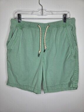 Union Size M -Men's Mint Green Shorts with Drawstring